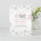 Aanpasbare Winter Wonderland Feestkaart Kaart (Staand voorkant)