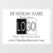 Aanpasbare Zakelijke Artiest Ambachtslieden Upload Raamsticker (Vel)