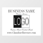 Aanpasbare Zakelijke Artiest Ambachtsman Upload Lo Raamsticker (Vel)