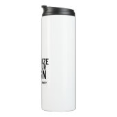 Aanpasbare Zakelijke Corporate Moderne Minimalisti Thermosbeker (Geroteerd rechts)