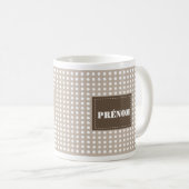 Aanpasbare zandmug - Ik Super Papa Koffiemok (Voorkant rechts)