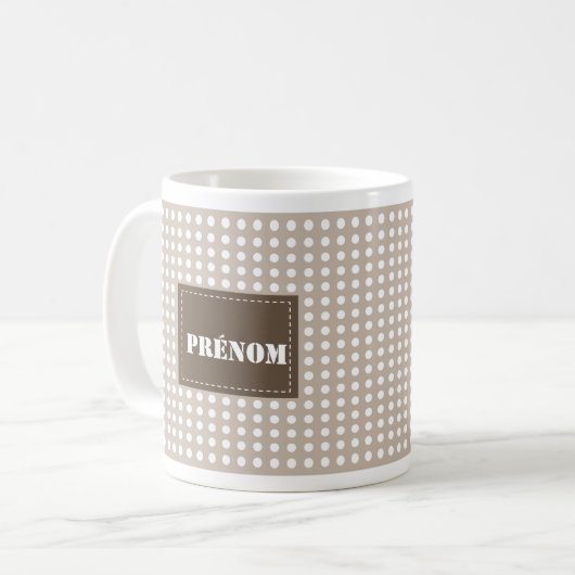 Aanpasbare zandmug - Ik Super Papa Koffiemok (Voorkant links)