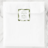 Aanpasbare zeep Label Floral Pattern Leaves (Tas)