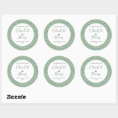 Aanpasbare zeep Label Floral Pattern Olive Oil (Vel)