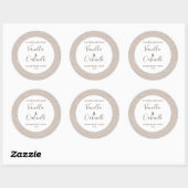 Aanpasbare zeep Label Floral Pattern Vanilla (Vel)