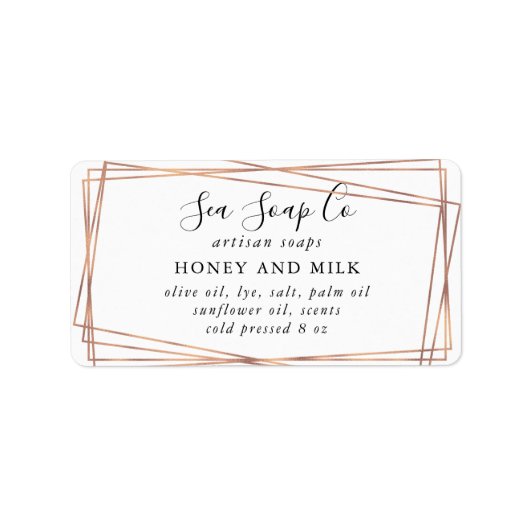 Aanpasbare zeeplabels etiket (Voorkant)