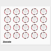 Aanpasbare zeepstickers ronde sticker (Vel)