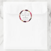 Aanpasbare zeepstickers ronde sticker (Tas)