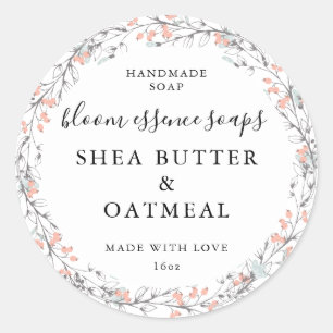 Aanpasbare zeepstickers ronde sticker