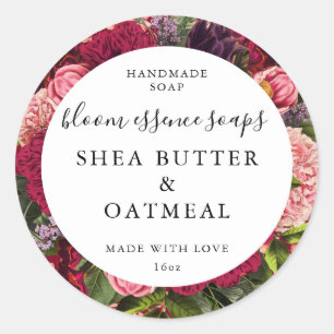 Aanpasbare zeepstickers ronde sticker