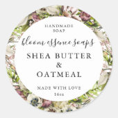 Aanpasbare zeepstickers ronde sticker (Voorkant)