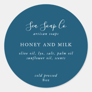 Aanpasbare zeepstickers ronde sticker