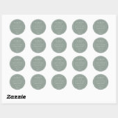 Aanpasbare zeepstickers ronde sticker (Vel)