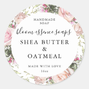 Aanpasbare zeepstickers ronde sticker