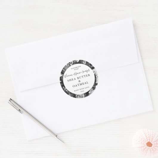 Aanpasbare zeepstickers ronde sticker (Envelop)