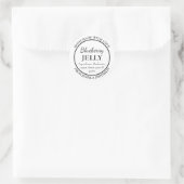 Aanpasbare zelfgemaakte items label (Tas)