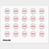 Aanpasbare zelfgemaakte items label (Vel)