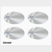 Aanpasbare Zilveren Diamanten Stickers (Vel)