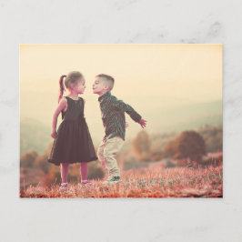 aanpasbare  zogende kinderen onder zon briefkaart