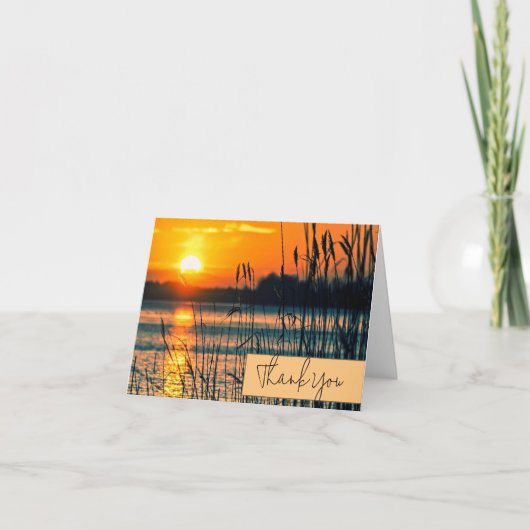 Aanpasbare zonsondergang kaart (Voorkant)