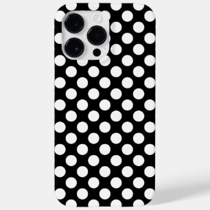 Aanpasbare Zwarte Witte Stippen Case-Mate iPhone Case