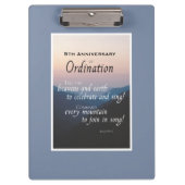 Aanpassen, 5e Jubileum Ordination Klembord (Voorkant)