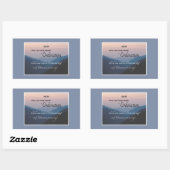 Aanpassen, 5e Jubileum Ordination Rechthoekige Sticker (Vel)