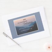 Aanpassen, 5e Jubileum Ordination Rechthoekige Sticker (Envelop)