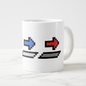 AANPASSEN! - 6, 10 of 20 oz. (3 pijlen) Mok (Voorkant rechts)