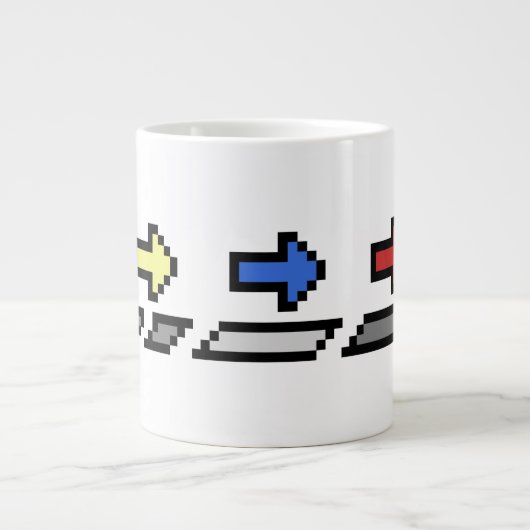 AANPASSEN! - 6, 10 of 20 oz. (3 pijlen) Mok (Voorkant)