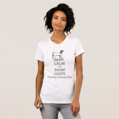 AANPASSEN AAN DEZE _ Kalm Show geiten T-shirt (Voorkant volledig)
