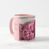 Aanpassen Aangepaste tekst Baby Fotokoffie roze aa Mok (Voorkant links)