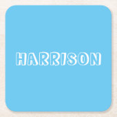 Aanpassen, aanpassen, Birthday-naam personaliseren Kartonnen Onderzetters (Voorkant)