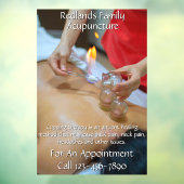 Aanpassen Acupunctuur Cupping Therapy Business 2 Raamsticker (Vel 3)