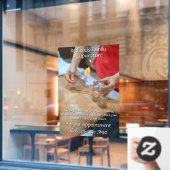 Aanpassen Acupunctuur Cupping Therapy Business 2 Raamsticker (Cafe Raam)