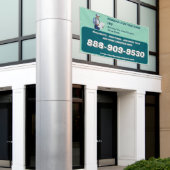 Aanpassen Algemene Aannemer Jobsite Advertentie Spandoek (Buitenkant Gebouw)