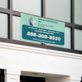 Aanpassen Algemene Aannemer Jobsite Advertentie Spandoek (Buitenkant Gebouw)