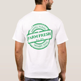 Aanpassen Algemene Boerderij Groenten Eieren Promo T-shirt