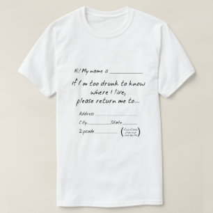 Aanpassen ALS IK TE LAZARUS BEN OM TE WETEN WAAR I T-shirt