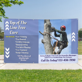 Aanpassen Arborist Boomservice Promotie Spandoek