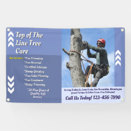 Aanpassen Arborist Boomservice Promotie Spandoek