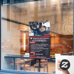 Aanpassen Auto Reparatie Werkplaats Service Repara Raamsticker