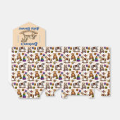 Aanpassen Baby shower Rocking Horse Favoriet Box Bedankdoosjes (Uitgevouwen)