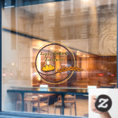 Aanpassen Bakery Shop Brood Grain Front Raamsticker (Cafe Raam)