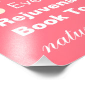 Aanpassen Beauty Treatment Med Spa Roze Groot Foto Afdruk (Hoek)