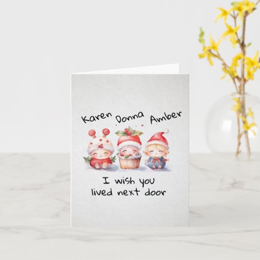 Aanpassen Beste Vrienden Ik Wou Dat Je Naast Me Wo Kaart (Gele Bloem)