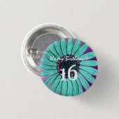 Aanpassen Bloem Button Het is mijn verjaardag (Voorkant /achterkant)