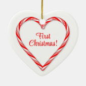 Aanpassen Candy Cane Ornament (Achterkant)