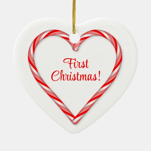 Aanpassen Candy Cane Ornament (Achterkant)