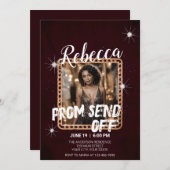 Aanpassen Charmante Prom Verstuur Sparkling Chain Kaart (Voorkant / Achterkant)